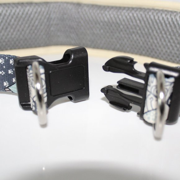 Adjustable Size L Mesh Dog Collar Reflective With Strong Sturdy Buckle - Picture 3 of 8